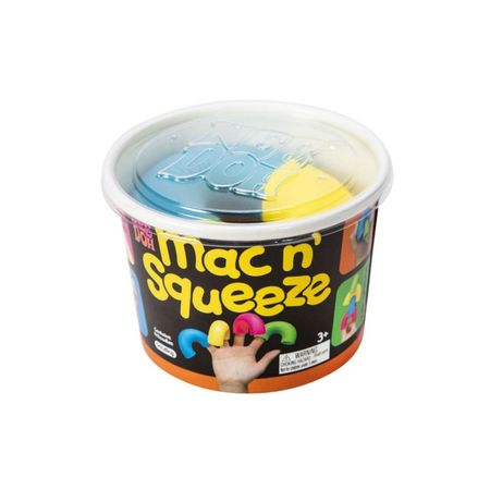 Juguete Schylling Nee Doh Mac N Squeeze Fideos Suaves 4 Piezas