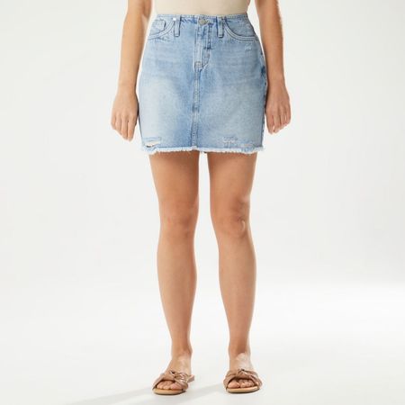 Falda Corta Mujer Merlina Amc CELESTE 32