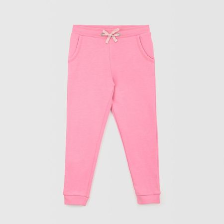 Pantalón De Buzo Para Niña Circus Puño Solido Chicl 6