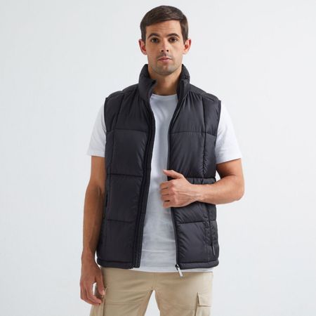 Chaleco Amc Puffer Hombre NEGRO S