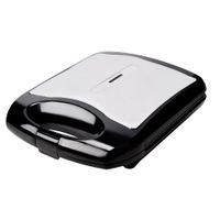 Sandwichera Blackline SW-811ST 4 Panes 1400W Negro y Plata