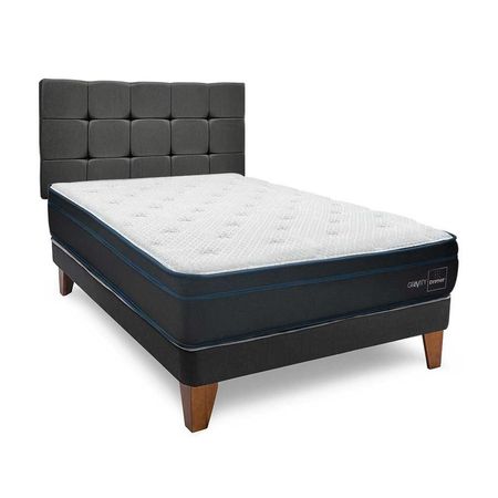 Dormitorio Gold Gravity 2 Plazas + 2 Almohadas Combo Gold Gravity 2 Plazas + Almohadas