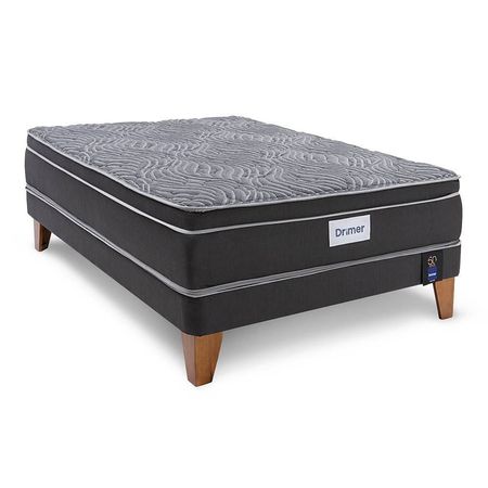 Cama Gold Ventus 2 Plazas + Almohadas