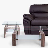 Juego de Mesa de Centro + Mesa de Lado Blanco