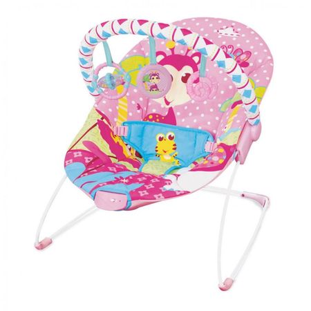 Silla Nido Infanti Para Bebe Vibraciones Safari Pink