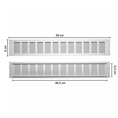 Rejilla de Ventilación 50 cm x 8 cm