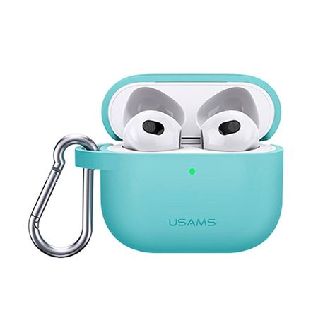 Case Airpods 3 Con Llavero Menta