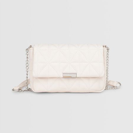 Cartera Malabar Didi Quilt Crb Ecru
