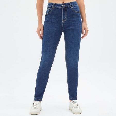 Jean Amc Mujer Denim Classic AZUL 28