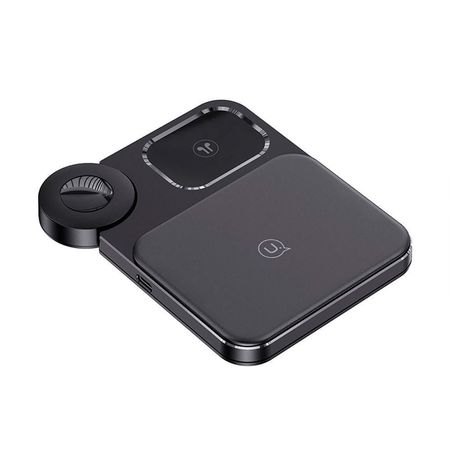 Cargador Inalámbrico 3en1 Usams USCD190 15W Negro