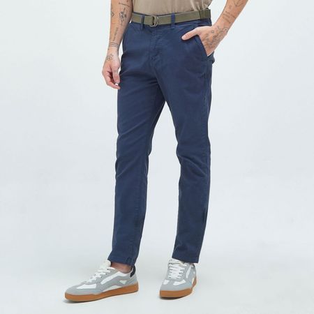 Pantalon AMC Correa Chino Azul Hombre Pantalon AMC Correa Chino Hombre Azul 36