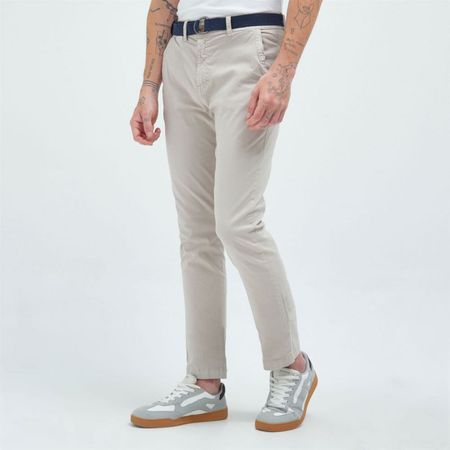 Pantalon AMC Correa Chino Beige Hombre Pantalon AMC Correa Chino Hombre Beige 32