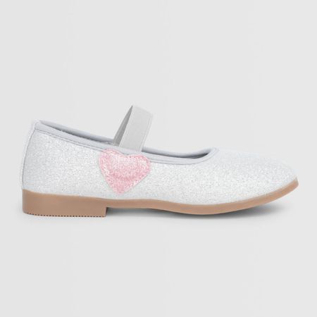 Balerinas Circus Para Niña Corazon Cc11171K Plata Talla 35