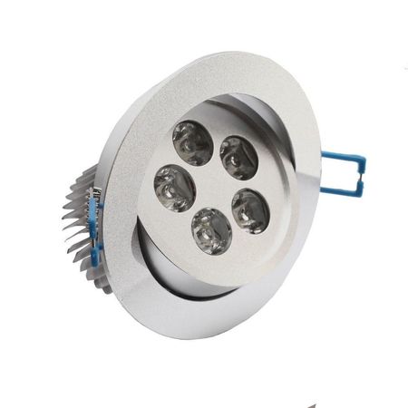 Led Spot Light Luz Blanca 5*1W 11 cm Empotrado
