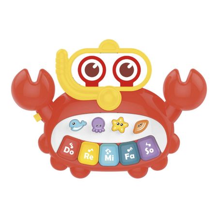 Juguete Para Bebé Crab Piano Light Sound1