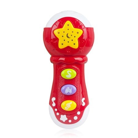 Juguete Para Bebé Microphone Light Sound Proyector