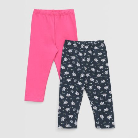 Leggings Pack X2 Para Bebe Niña Baby Circus Combo4 6