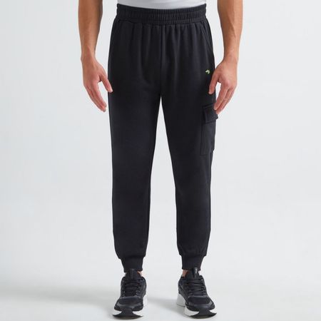 Pantalon Buzo Deportivo Podium Para Hombre New Mesa Negro Talla M