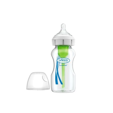 Biberón De Vidrio Dr Browns 9 Oz / 270 Ml Boca Ancha