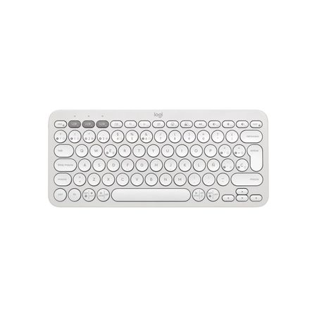 Teclado Bluetooth Logitech Pebble 2 K380s Blanco