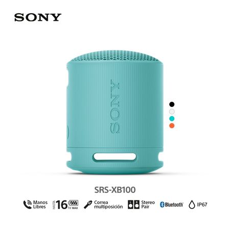 Sony Parlante Bluetooth SRS-XB100 Portátil Waterproof Azul