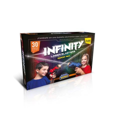 Pistola Infinity Laser Blasters Super Duper (Starter Pack) (Juego De 2 Laser Blasters Pequeñas)