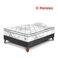 Cama Europea Pocket Advance 1.5 Plazas - Charcoal