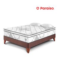 Cama Europea Pocket Advance 2 Plz - Chocolate