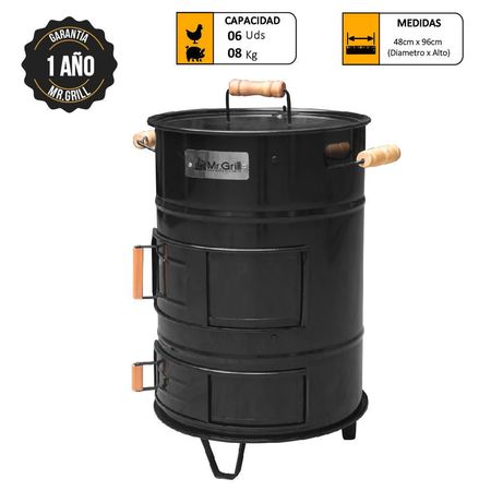 Cilindro Mediano Mr. Grill de Fierro