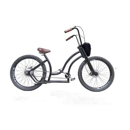 Ebike Low Rider Bicimotos Store Cruiser Negro