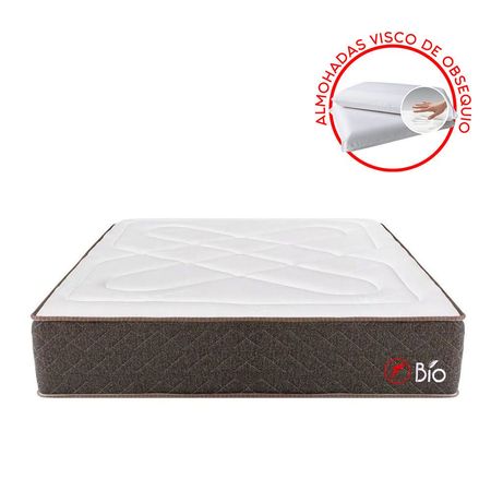 Colchón Forli Bio 2 Plazas + 2 Almohadas + 1 Protector