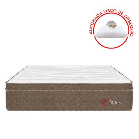 Colchón Forli Sirius 1.5 Plazas + 1 Almohada + 1 Protector