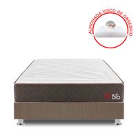 Cama Americana Forli Bio 1.5 Plazas + 1 Almohada + 1 Protector