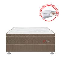 Cama Americana Forli Sirius 2 Plazas + 2 Almohadas + 1 Protector