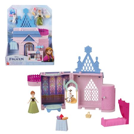 Set De Juego Disney Frozen Castillo Arendelle Anna Apilable