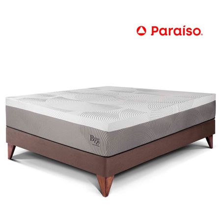 Cama Europea Balanzzee 1.5 Plazas Chocolate
