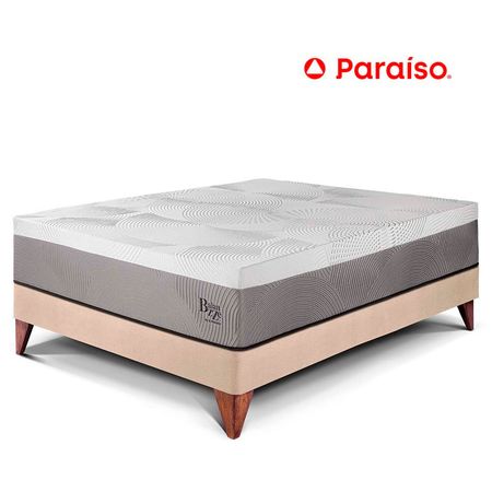 Cama Europea Balanzzee 1.5 Plazas  Champagne