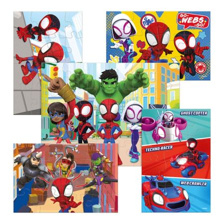 Rompecabezas Disney Spidey 5 En 1