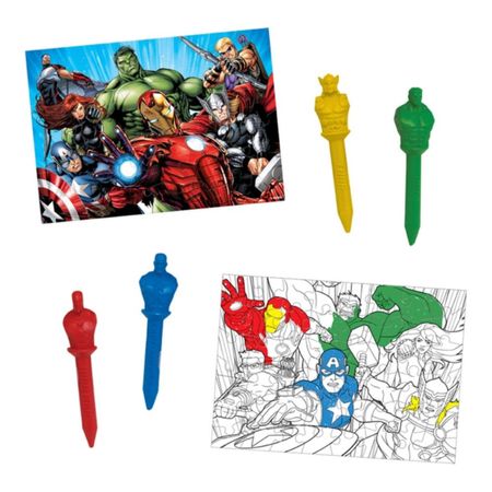 Rompecabezas Disney Doble Vista Avengers 48 Piezas