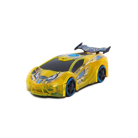 Carro De Carrera Motor Rush Con Luces Y Sonidos Amarillo 160100