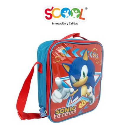 Lonchera Scool Kombat Vertical Sonic