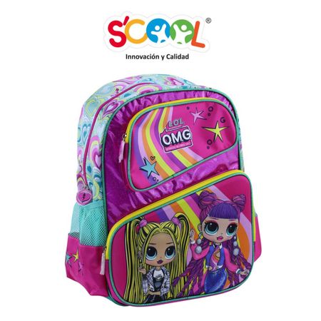 Mochila Scool Magic 3D Shinny Omg