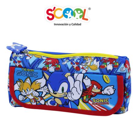 Cartuchera Scool Ranger De Tela Grande Sonic B