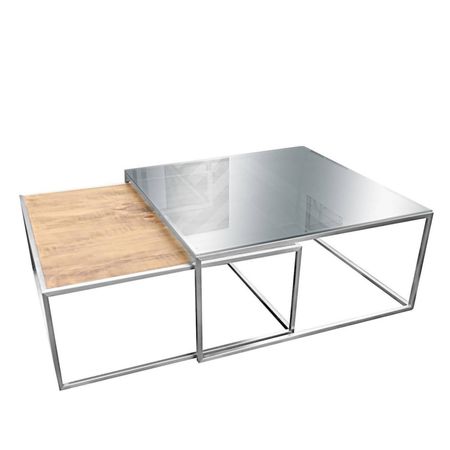 Mesa de Centro Quebec Acero Inoxidable