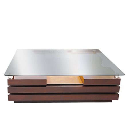 Mesa de Centro Moscú Chocolate