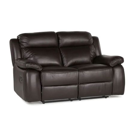 Sofá Reclinable Rosen Milan Chocolate Cuero