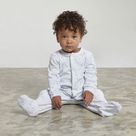 Pijama Para Recién Nacido Baby Circus Plush Aop1 Celeste Talla 0