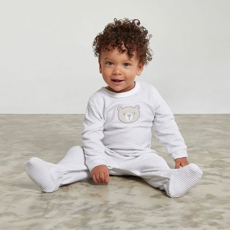 Pijama Para Recién Nacido Baby Circus Plush Bord Ecru Talla 6