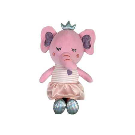 Peluche Elefante Rosado 50cm Pk1053