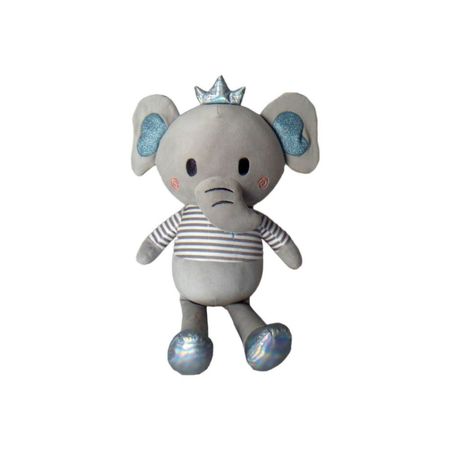 Peluche Elefante Azul 50cm Pk1053